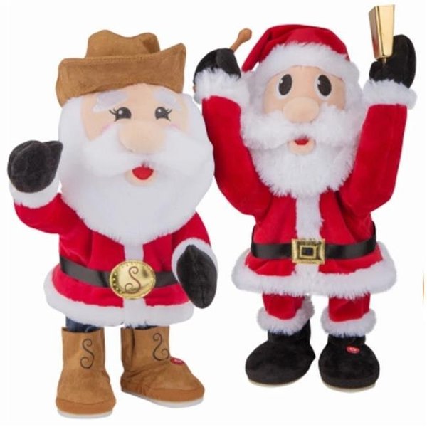 Gemmy Industries Gemmy Industries 266756 Animated Plush Christmas Santa Cowboy - 6 Piece 266756